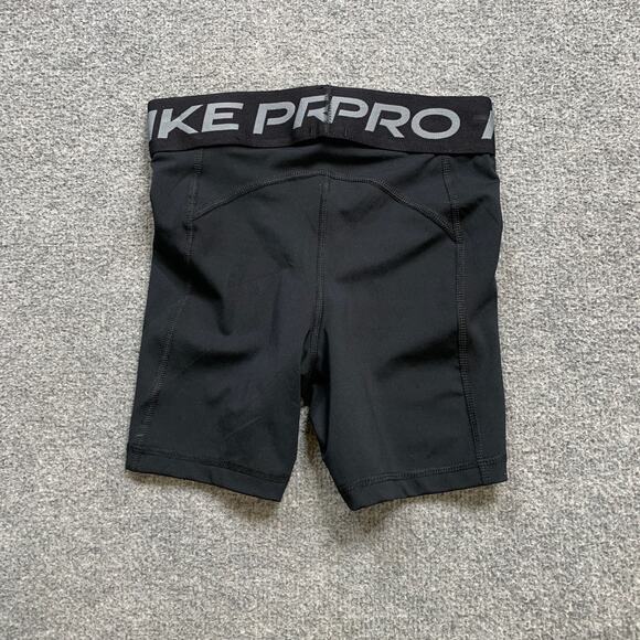 Nike Pro Shorts Womens XS Extra Small Black Dri Fit Athletic Sports Bike Workout - Picture 9 of 11